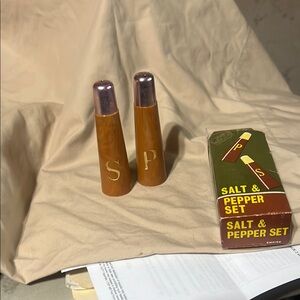 Vintage Salt & Pepper Set